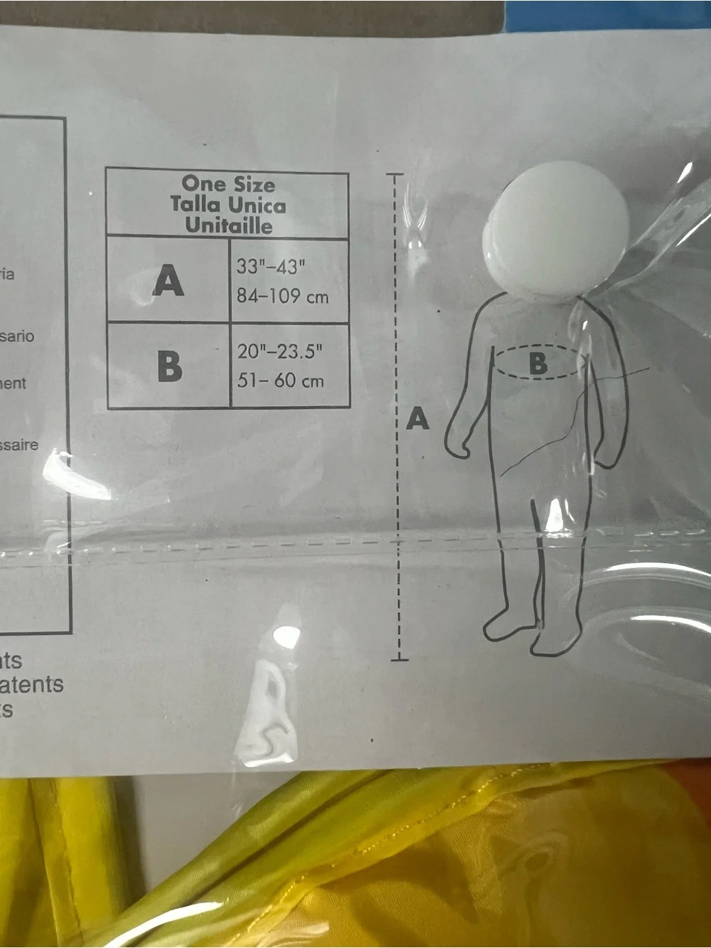 PAW Patrol Rubble Pop-Out Costume Yellow NEW nickelodeon Halloween dress up